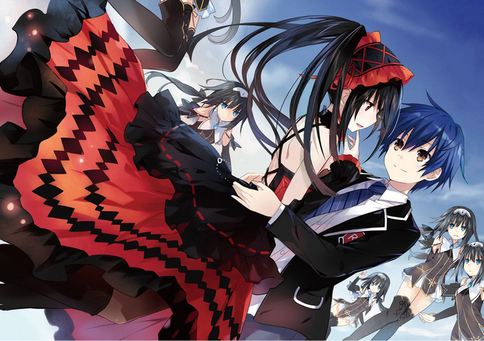 Kurumi Tokisaki and Shido Itsuka from Date A Live