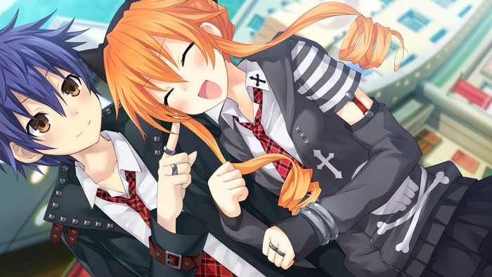 Shido Itsuka and Tohka Yatogami from Date A Live