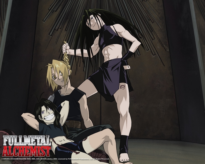 Envy and Edward Elric from Fullmetal Alchemist