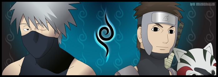 Kakashi and Yamato from Naruto