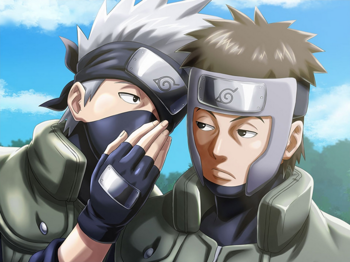 Kakashi and Yamato from Naruto