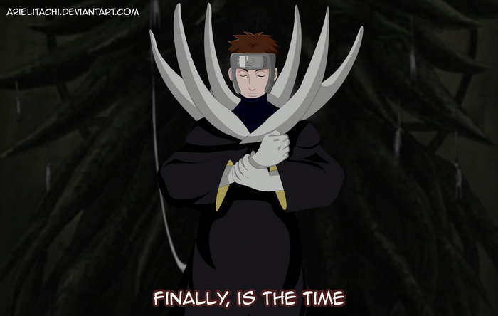 Yamato from Naruto with large white spikes