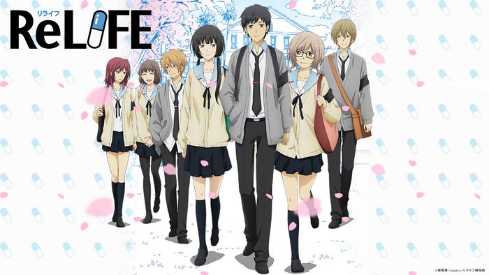 ReLIFE Anime Key Visual
