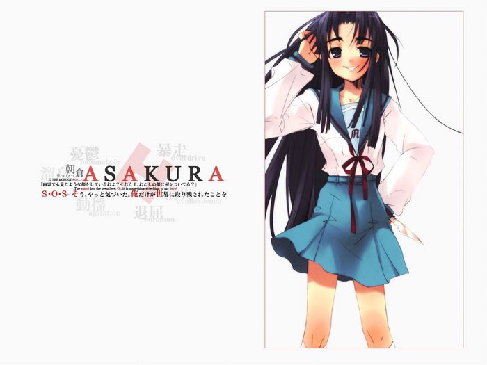 Ryōko Asakura from The Melancholy of Haruhi Suzumiya