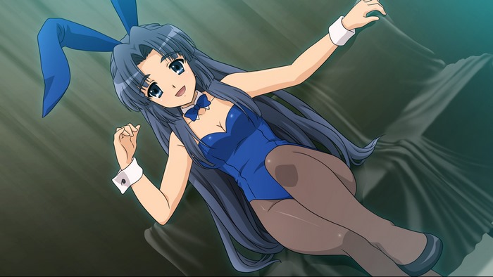 Ryōko Asakura in a bunny suit