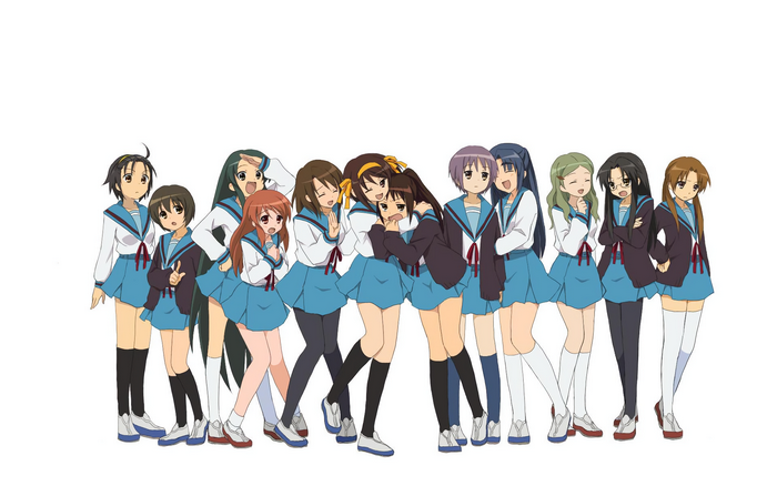 The Melancholy of Haruhi Suzumiya characters