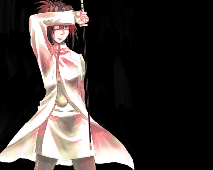Nanao Ise holding a sword
