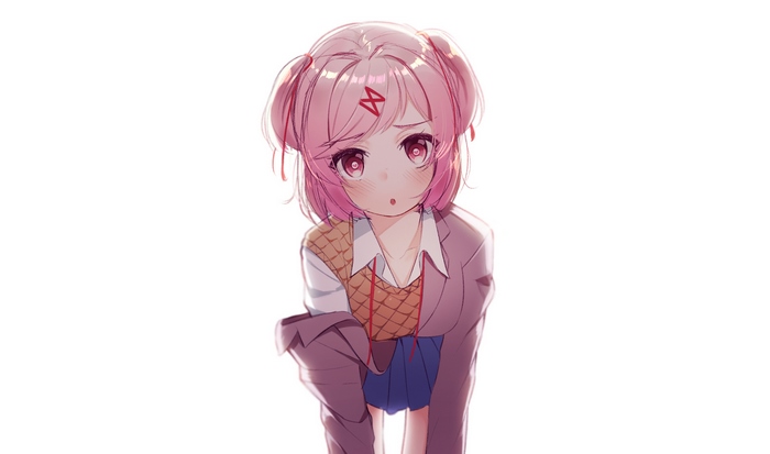 Natsuki from Doki Doki Literature Club!