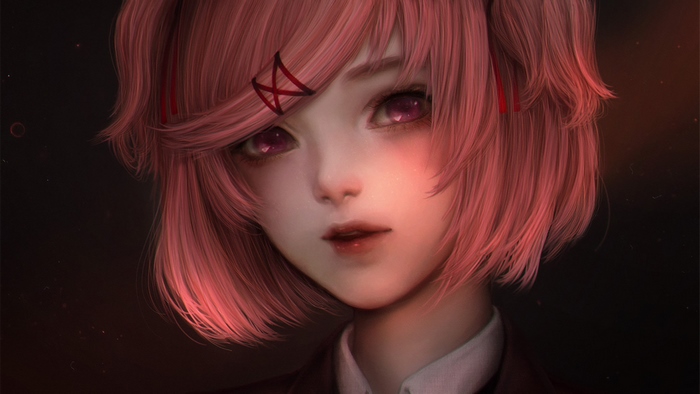Natsuki from Doki Doki Literature Club!
