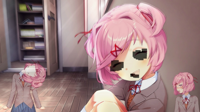 Natsuki from Doki Doki Literature Club!