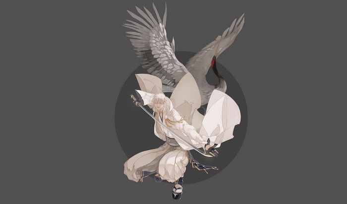 Tsurumaru Kuninaga from Touken Ranbu