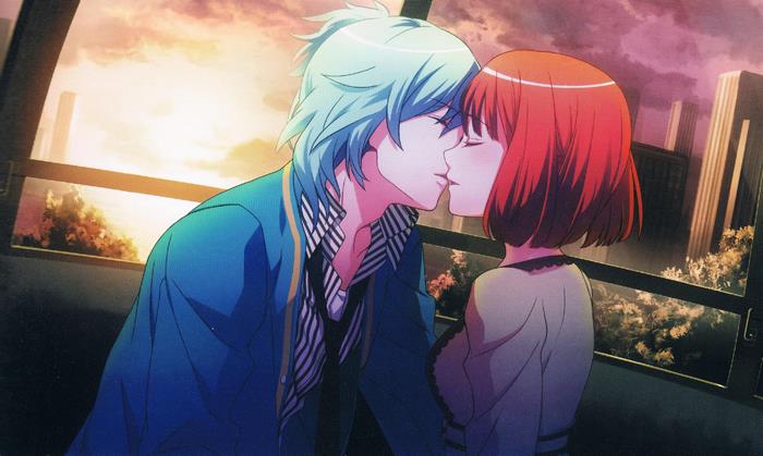 Nanami Haruka kissing