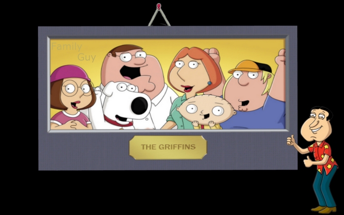 The Griffins from Family Guy