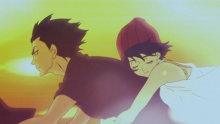 Akira Fudo and companion