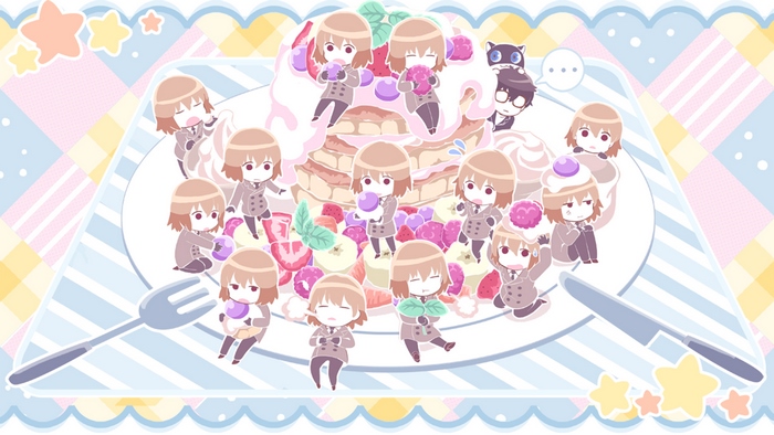 Goro Akechi from Persona 5 with Pancakes