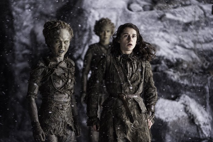 Meera Reed and Others in a Snowy Environment
