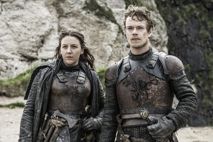 Yara Greyjoy and Theon Greyjoy from Game of Thrones