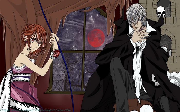 Yuki Cross and Zero Kiryu from Vampire Knight