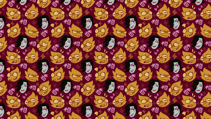 Undertale characters pattern