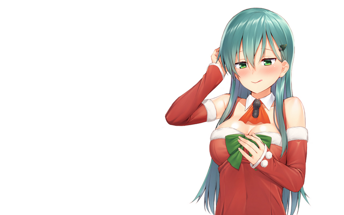Suzuya from Kancolle in Christmas outfit