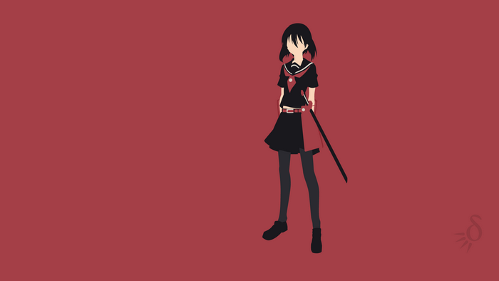 Kurome from Akame Ga Kill! Minimalist
