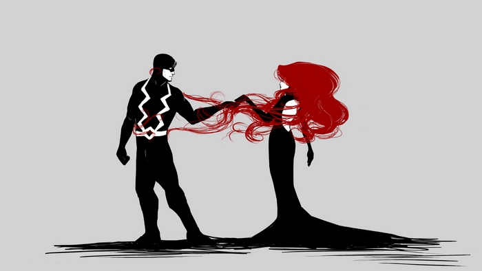 Black Bolt and Medusa from Marvel