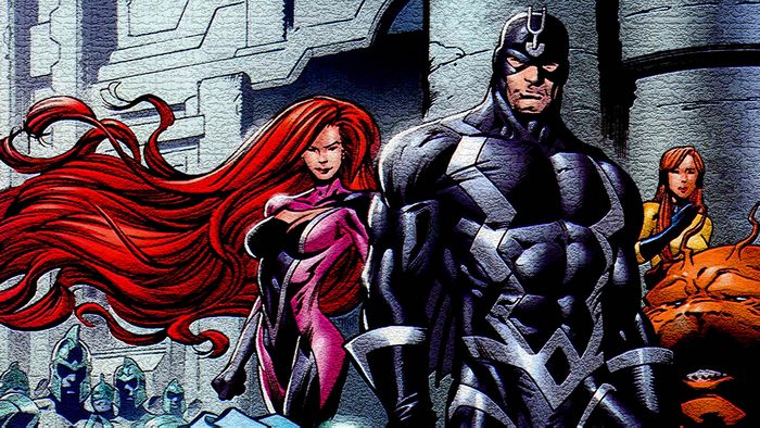 Black Bolt and Medusa from Marvel Comics