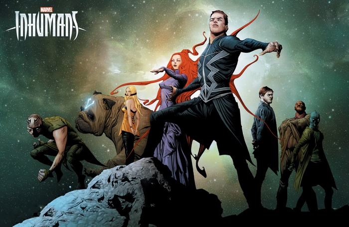 Marvel Inhumans Black Bolt and his companions