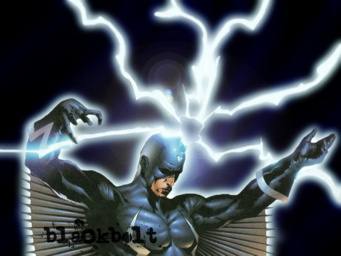 Black Bolt with lightning