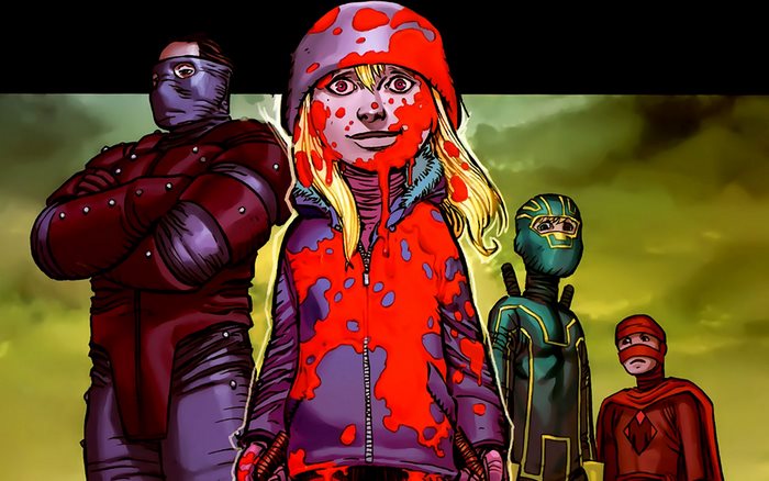 Hit-Girl and allies from Kick-Ass