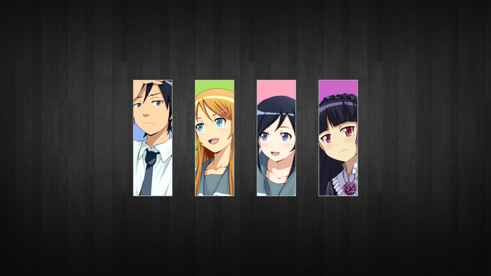 Ayase Aragaki and friends from Oreimo