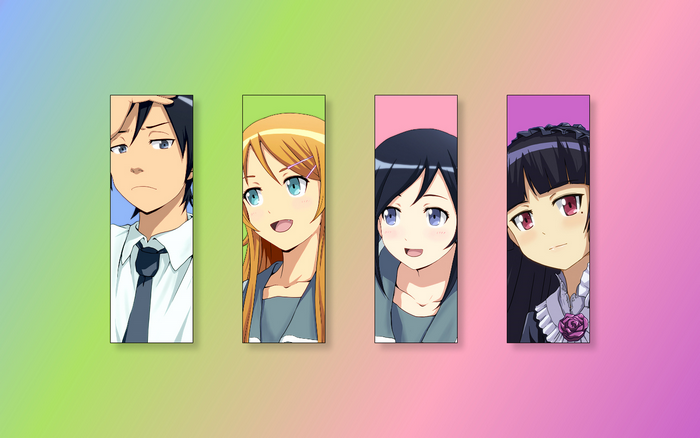 Ayase Aragaki and friends from Oreimo