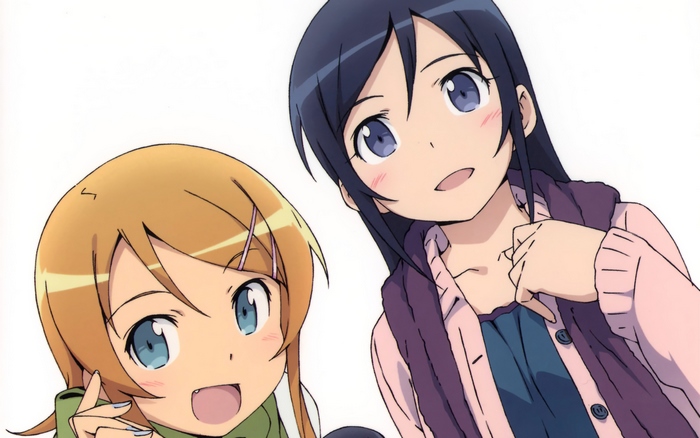 Ayase Aragaki and Kirino Kousaka from Ore no Imouto