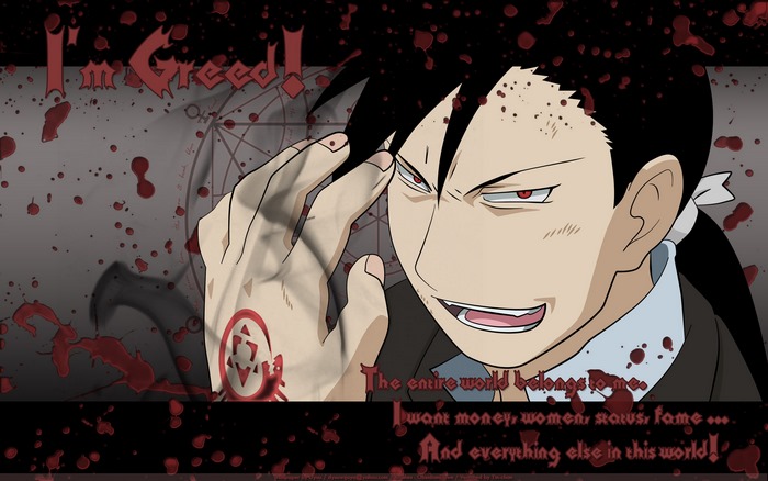 Greed from Fullmetal Alchemist