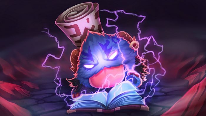 Ryze from League of Legends casting a spell