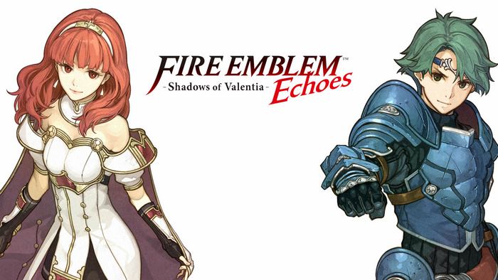 Celica and Alm from Fire Emblem Echoes: Shadows of Valentia