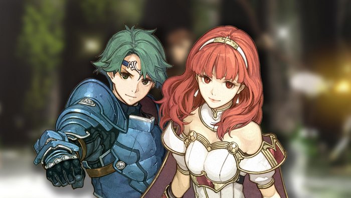 Alm and Celica from Fire Emblem