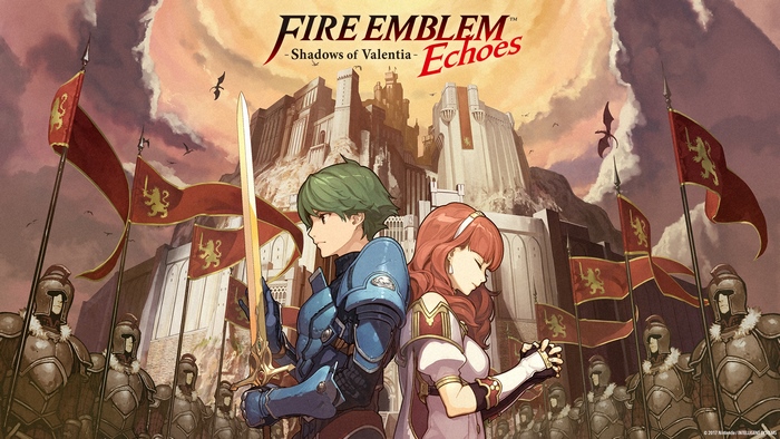 Alm and Celica from Fire Emblem: Shadows of Valentia