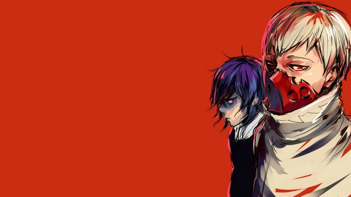 Ayato Kirishima and Touka Kirishima from Tokyo Ghoul