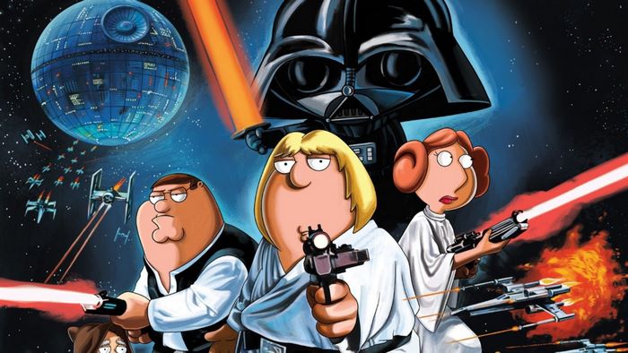 Family Guy characters in Star Wars parody