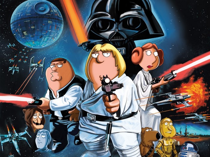 Family Guy characters in Star Wars
