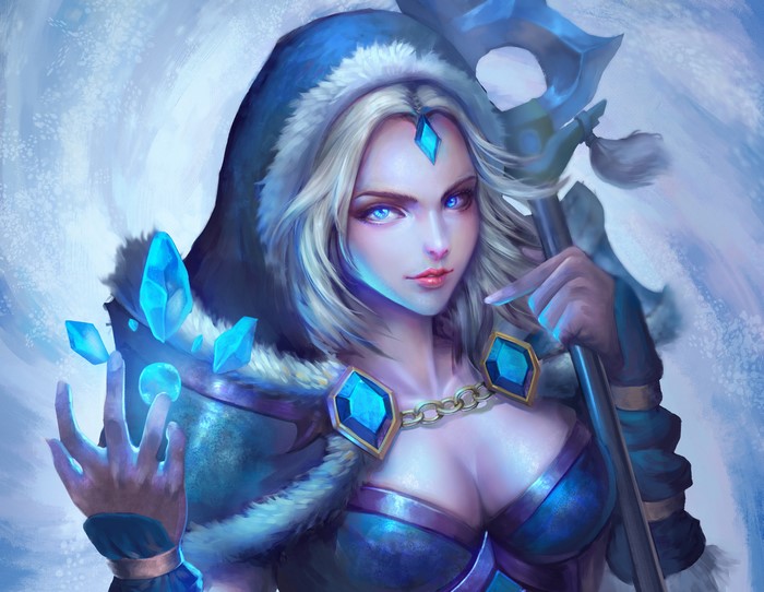 Crystal Maiden from DotA 2