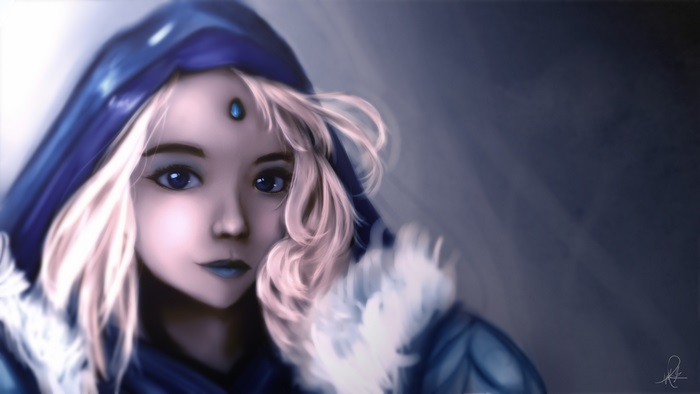 Crystal Maiden from DotA 2