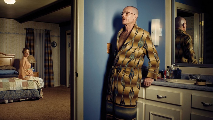 Skyler White and Walter White from Breaking Bad