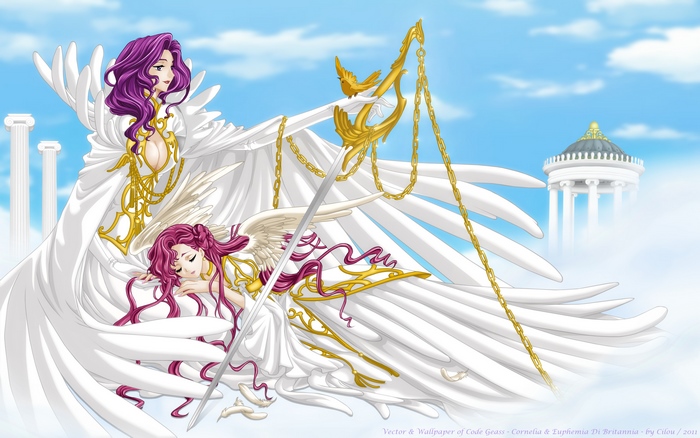Cornelia and Euphemia from Code Geass