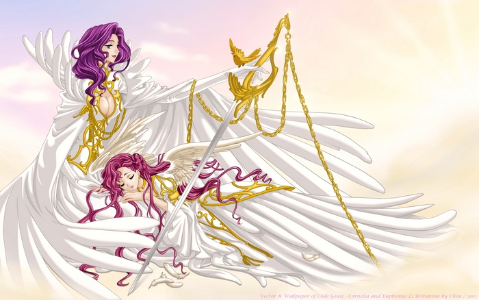 Cornelia and Euphemia Li Britannia from Code Geass