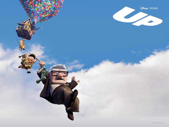 Carl Fredricksen and Russell from Up