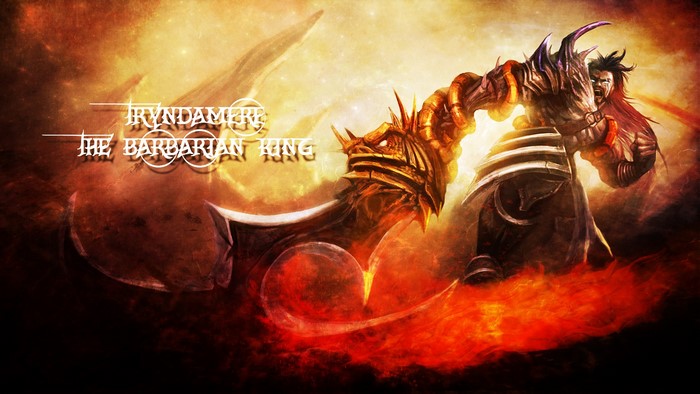 Tryndamere the Barbarian King from League of Legends