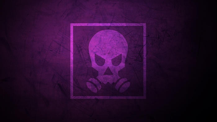 Skull with gas mask emblem from Tom Clancy's Rainbow Six Siege