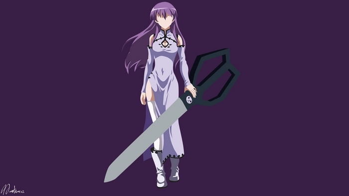 Sheele from Akame Ga Kill! holding scissors